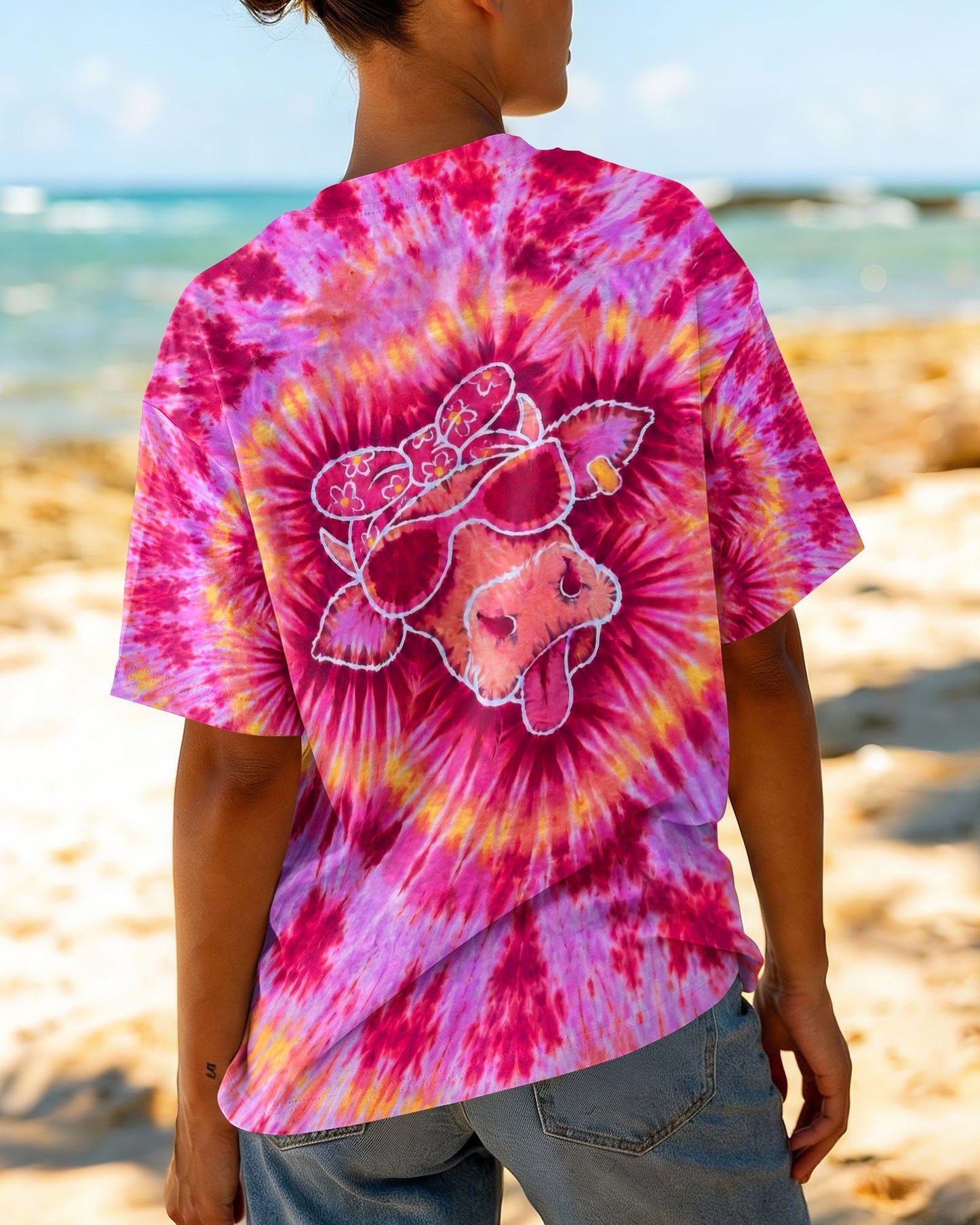 HEIFER COW SWIRL ALL OVER PRINT  - TLTW2506264