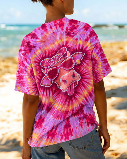 HEIFER COW SWIRL ALL OVER PRINT  - TLTW2506264