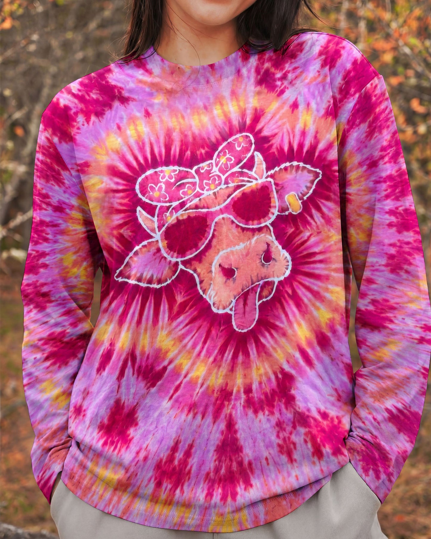 HEIFER COW SWIRL ALL OVER PRINT  - TLTW2506264