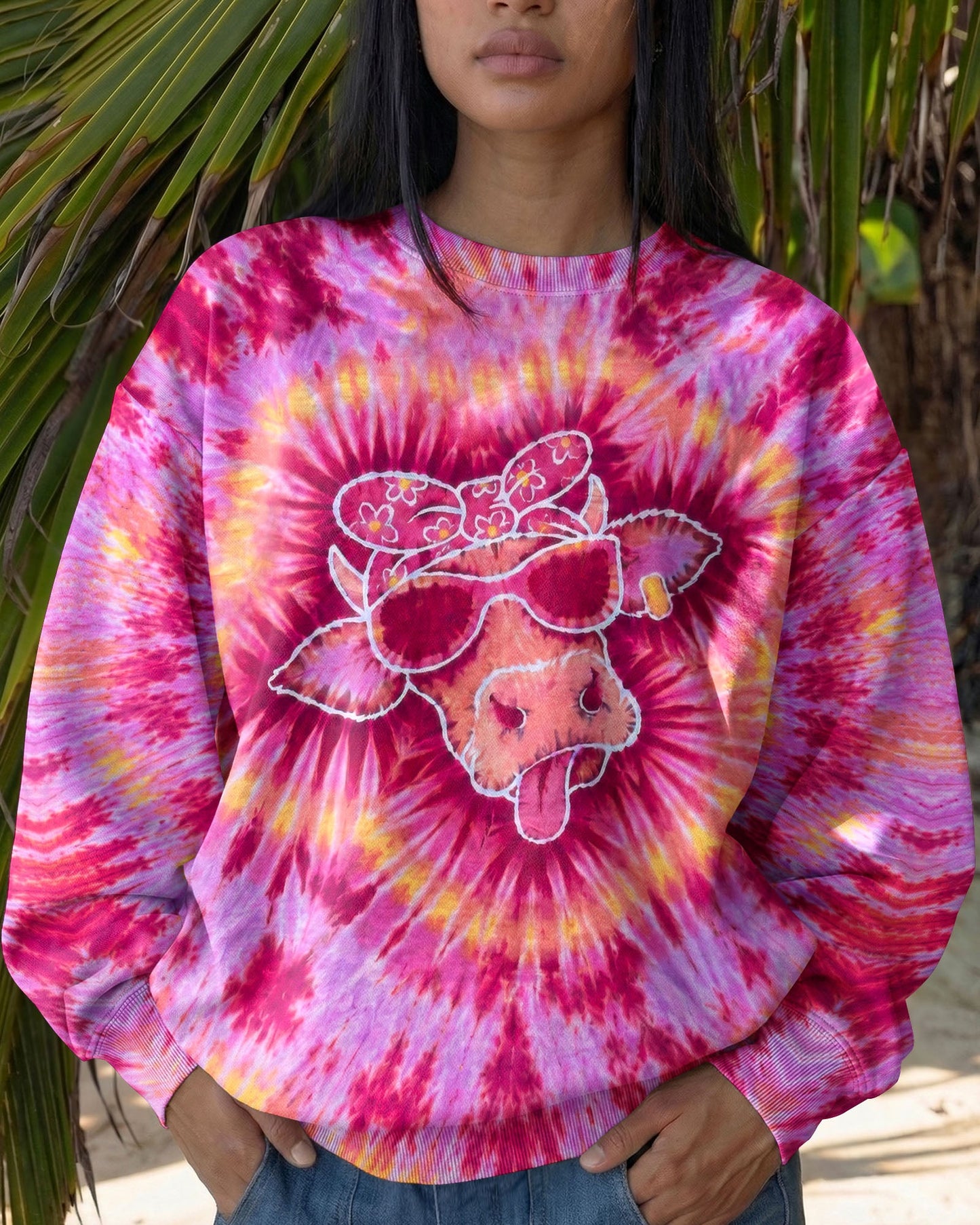 HEIFER COW SWIRL ALL OVER PRINT  - TLTW2506264