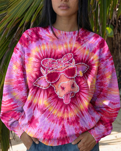 HEIFER COW SWIRL ALL OVER PRINT  - TLTW2506264