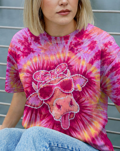 HEIFER COW SWIRL ALL OVER PRINT  - TLTW2506264
