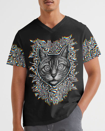 FUNNY CAT GLITCH AURA  ALL OVER PRINT - TLTW2705264