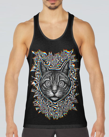 FUNNY CAT GLITCH AURA  ALL OVER PRINT - TLTW2705264
