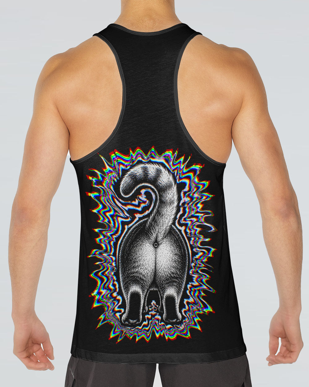 FUNNY CAT GLITCH AURA  ALL OVER PRINT - TLTW2705264