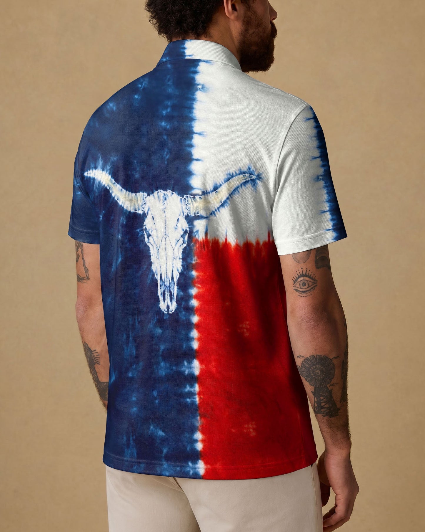 LONGHORN TEXAS PATTERN ALL OVER PRINT - TLTW2706261