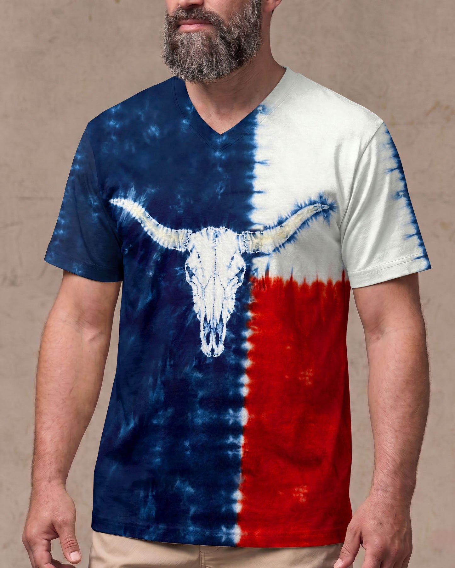 LONGHORN TEXAS PATTERN ALL OVER PRINT - TLTW2706261