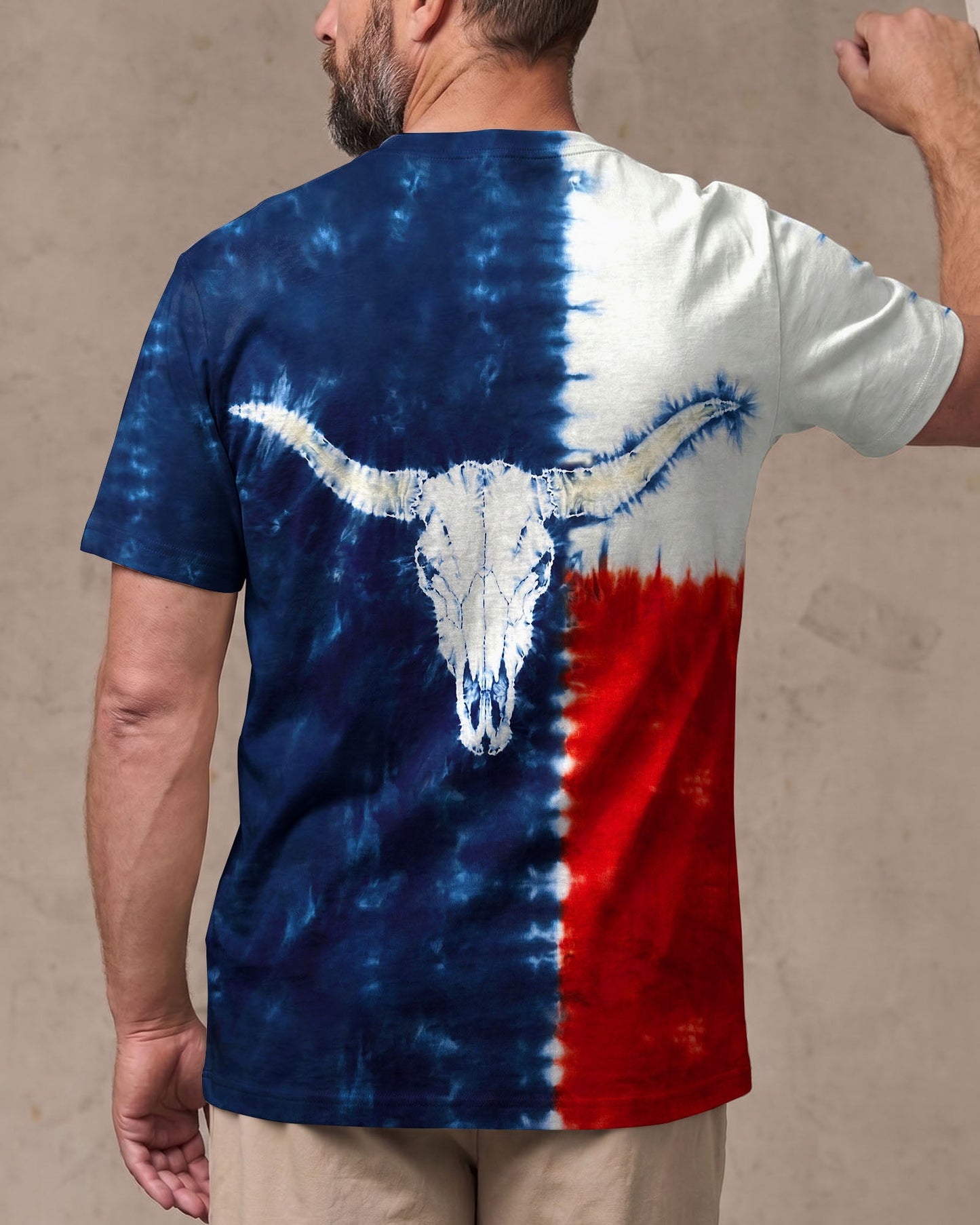 LONGHORN TEXAS PATTERN ALL OVER PRINT - TLTW2706261