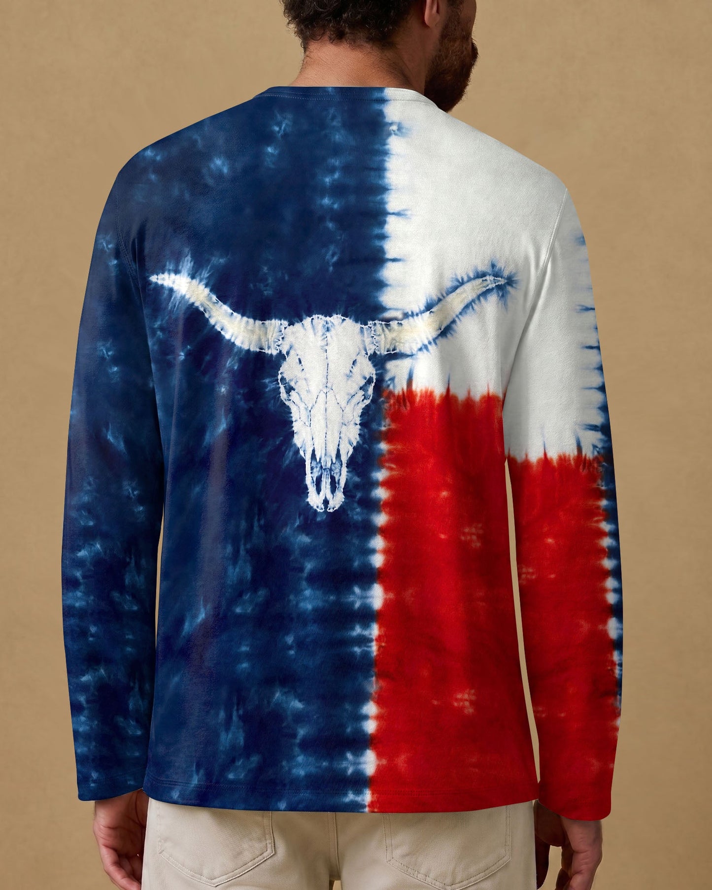 LONGHORN TEXAS PATTERN ALL OVER PRINT - TLTW2706261