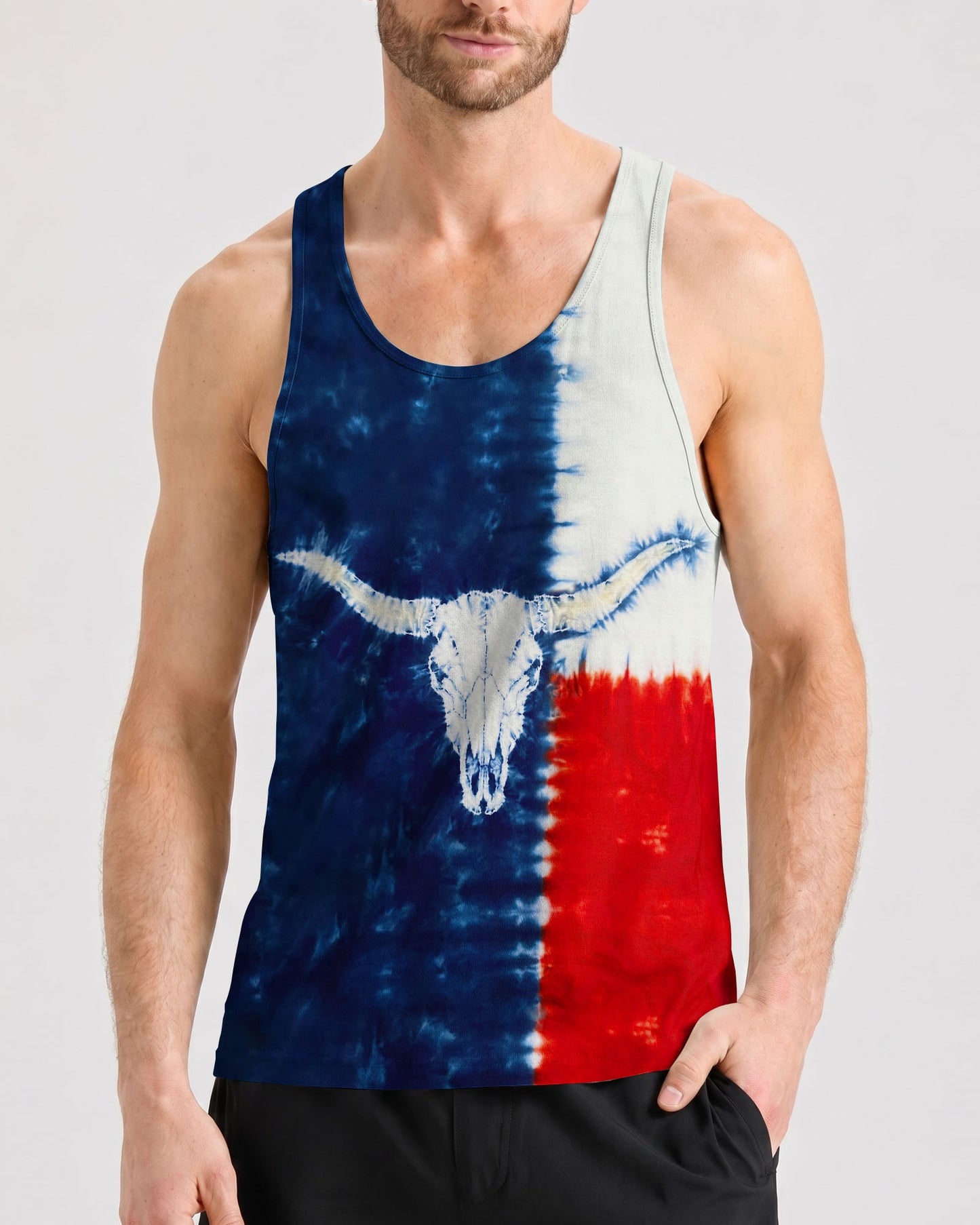 LONGHORN TEXAS PATTERN ALL OVER PRINT - TLTW2706261