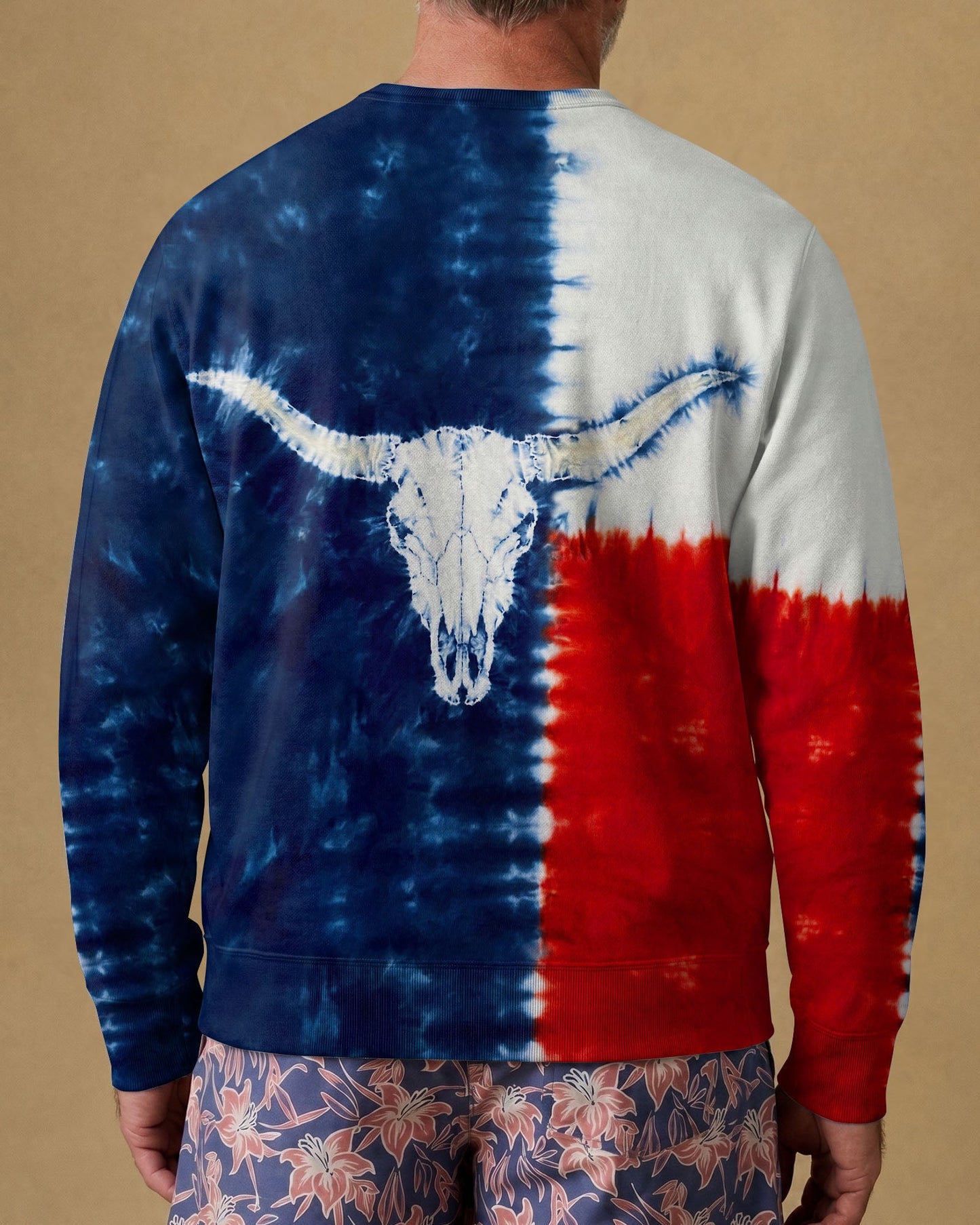 LONGHORN TEXAS PATTERN ALL OVER PRINT - TLTW2706261