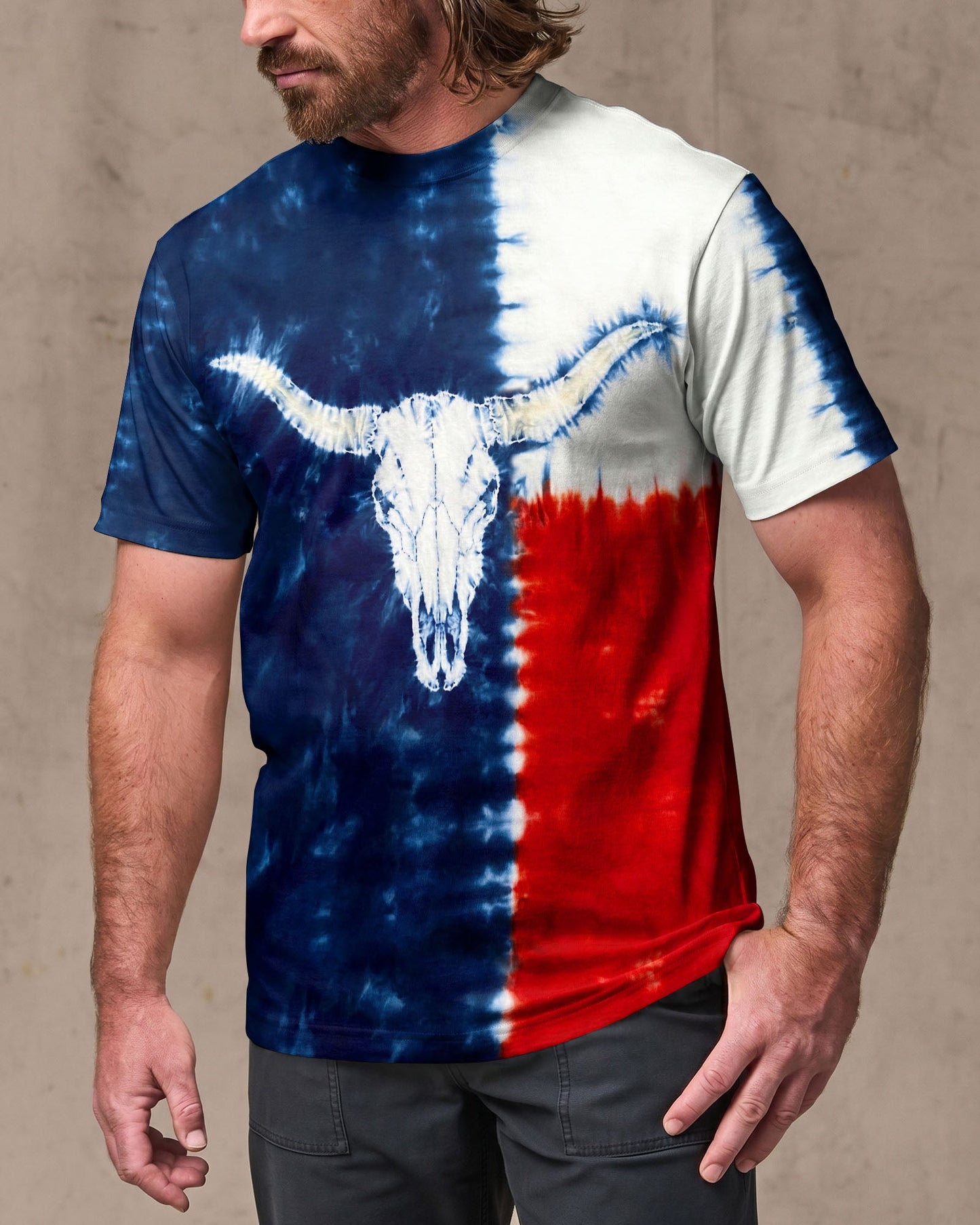 LONGHORN TEXAS PATTERN ALL OVER PRINT - TLTW2706261