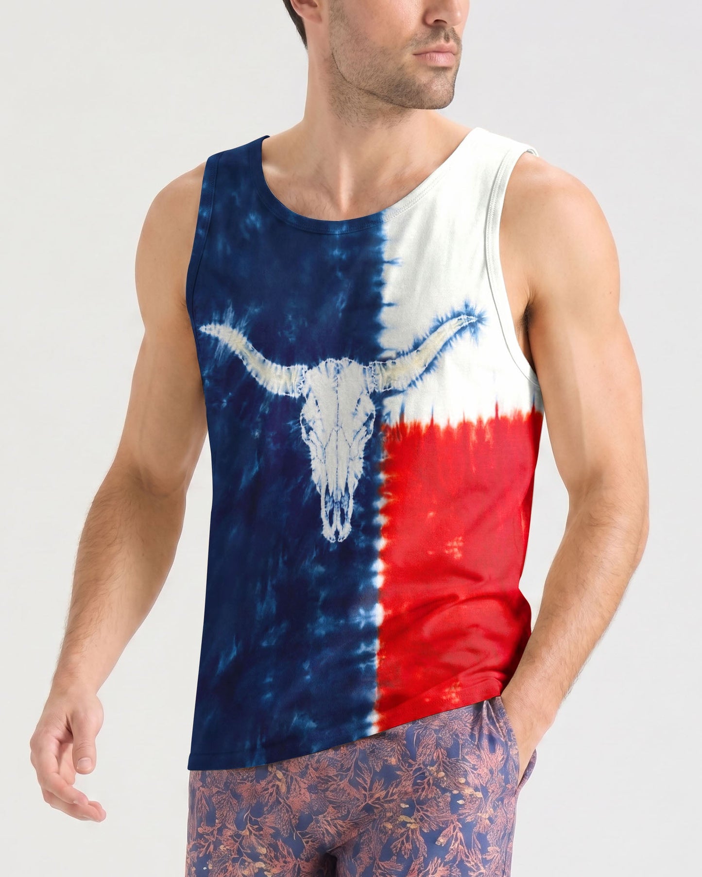 LONGHORN TEXAS PATTERN ALL OVER PRINT - TLTW2706261