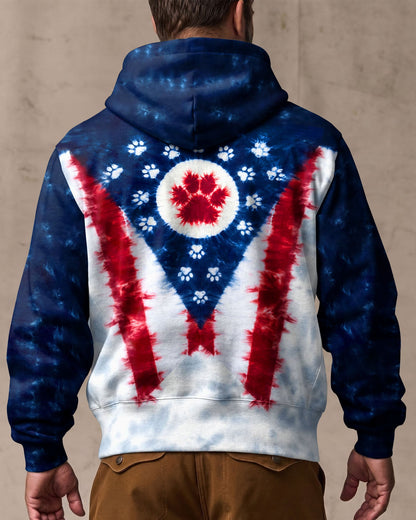 PAW PRINTS OHIO STATE PATTERN ALL OVER PRINT - TLTW2706262