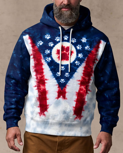 PAW PRINTS OHIO STATE PATTERN ALL OVER PRINT - TLTW2706262