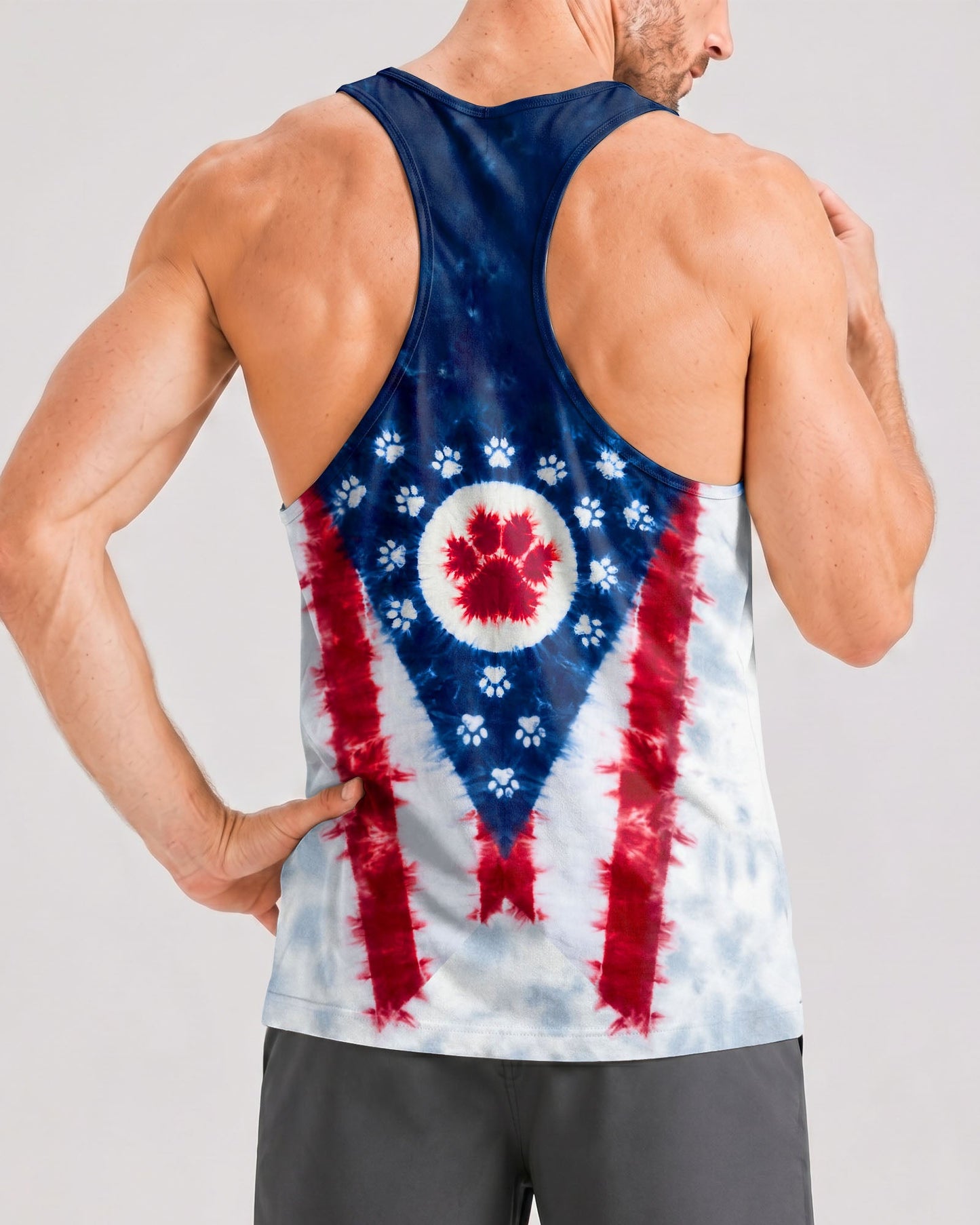 PAW PRINTS OHIO STATE PATTERN ALL OVER PRINT - TLTW2706262