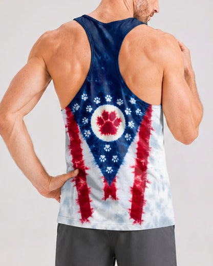 PAW PRINTS OHIO STATE PATTERN ALL OVER PRINT - TLTW2706262