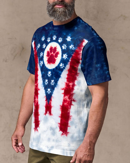 PAW PRINTS OHIO STATE PATTERN ALL OVER PRINT - TLTW2706262