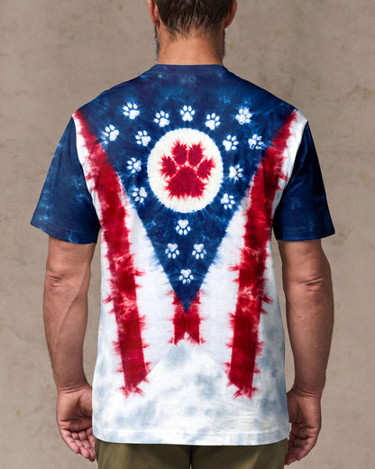 PAW PRINTS OHIO STATE PATTERN ALL OVER PRINT - TLTW2706262