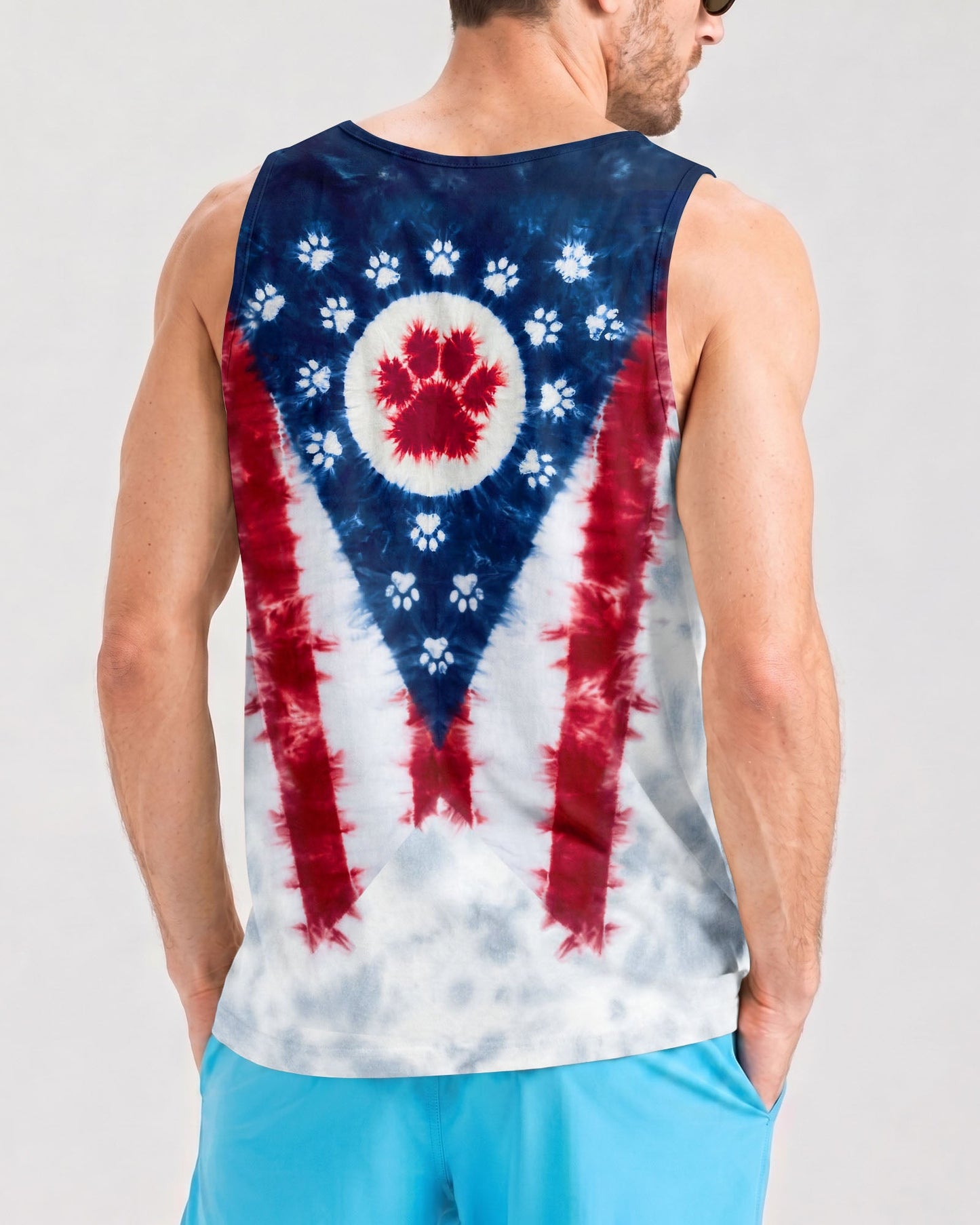 PAW PRINTS OHIO STATE PATTERN ALL OVER PRINT - TLTW2706262
