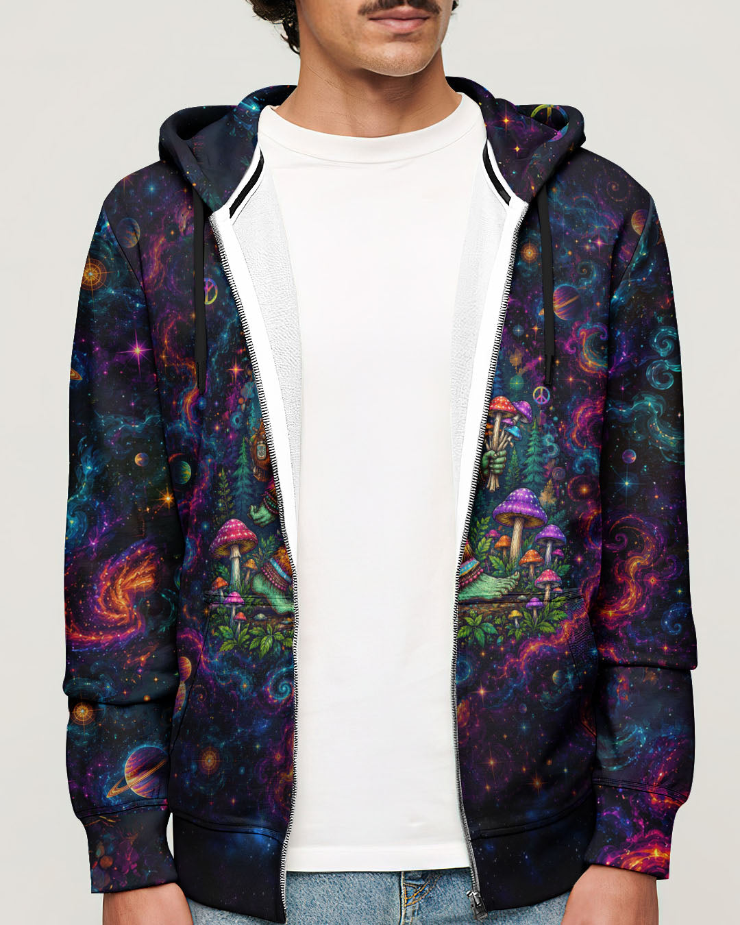 TRIPPY BIGFOOT LET'S GET WEIRD BIGFOOT ALL OVER PRINT - TLTW2805263