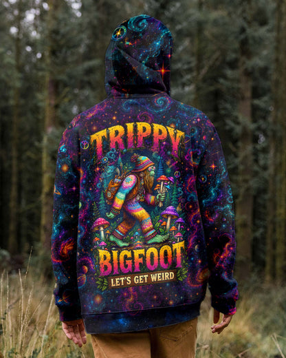 TRIPPY BIGFOOT LET'S GET WEIRD BIGFOOT ALL OVER PRINT - TLTW2805263