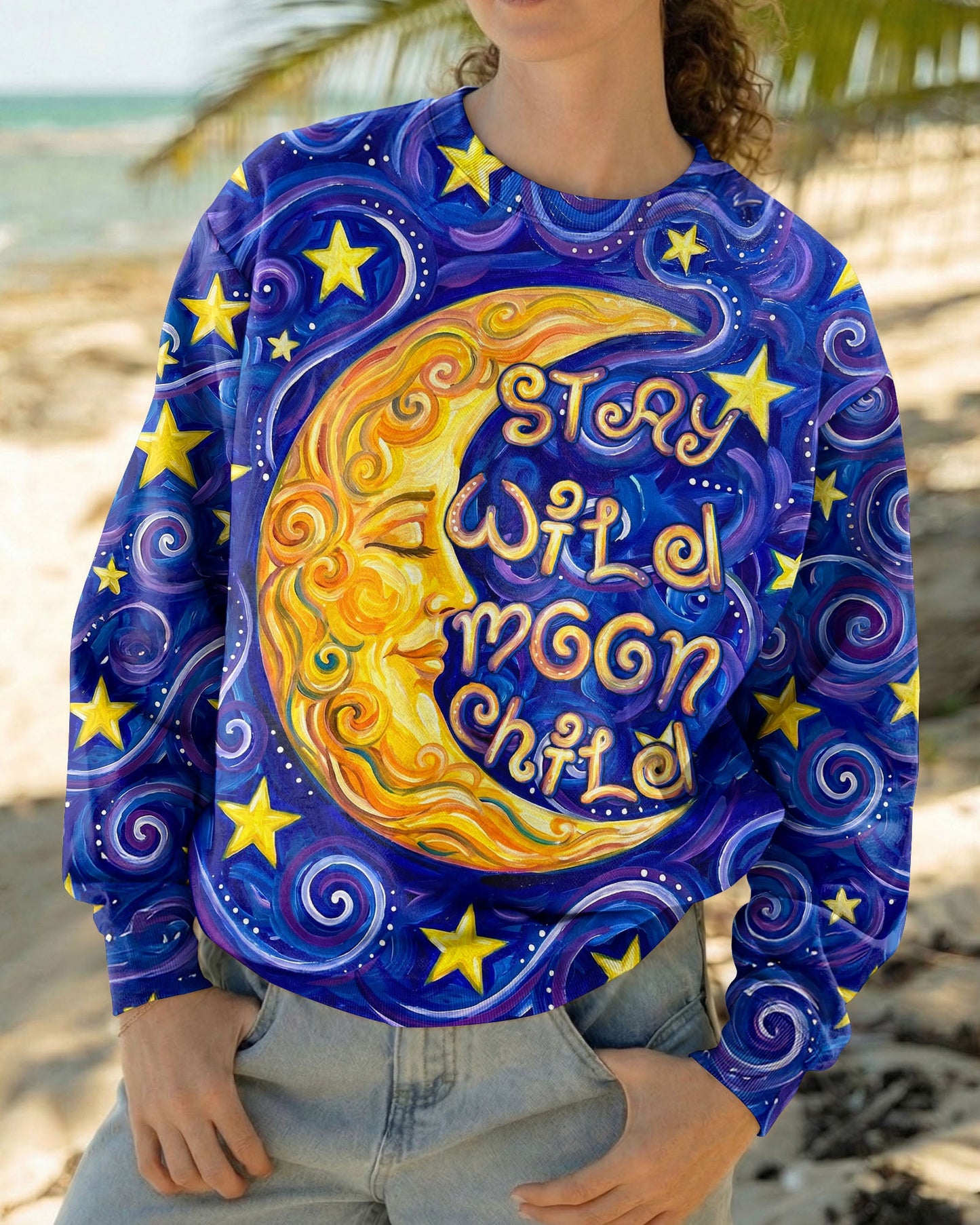 STAY WILD MOON CHILD ALL OVER PRINT - TM1704261