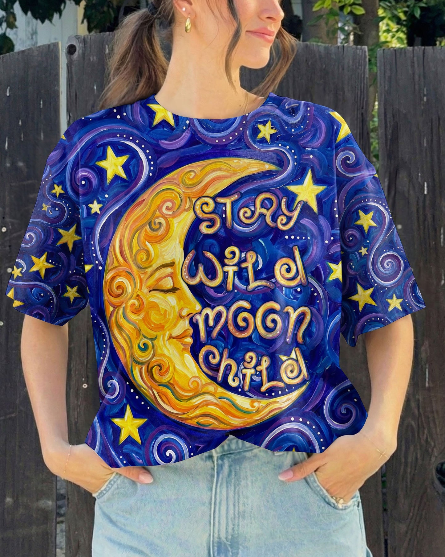 STAY WILD MOON CHILD ALL OVER PRINT - TM1704261