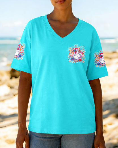 CHICKA BOOM BOOM HIPPIE CHICKEN ALL OVER PRINT - TY0406264