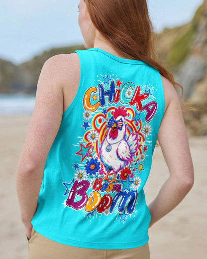 CHICKA BOOM BOOM HIPPIE CHICKEN ALL OVER PRINT - TY0406264
