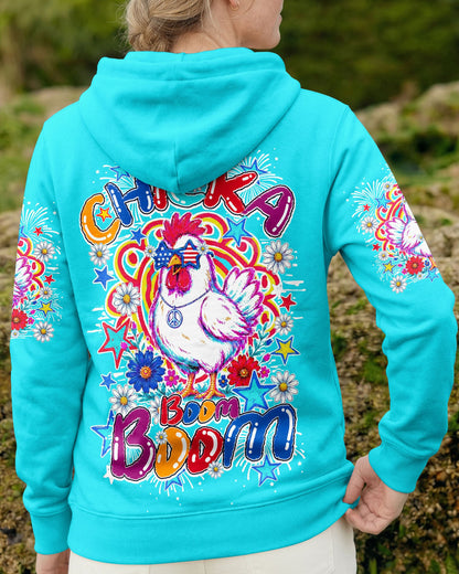 CHICKA BOOM BOOM HIPPIE CHICKEN ALL OVER PRINT - TY0406264
