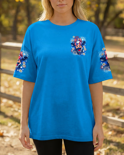 RED WHITE AND MOOO COW ALL OVER PRINT - TY0506262