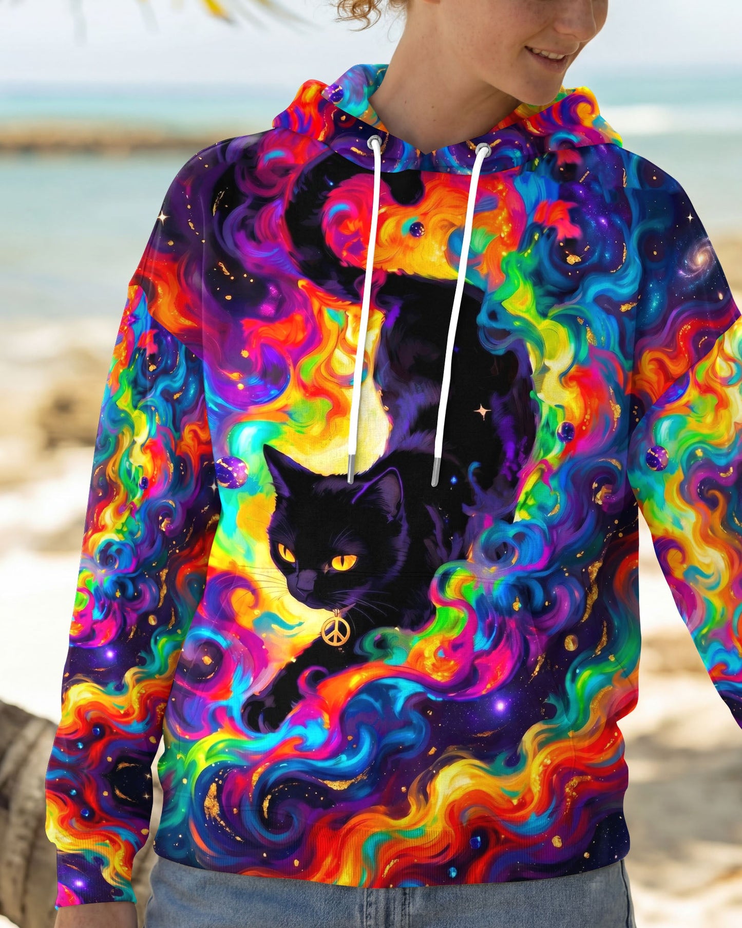 WHISPER WORDS OF WISDOM LET IT BE CAT ALL OVER PRINT - TY0705261