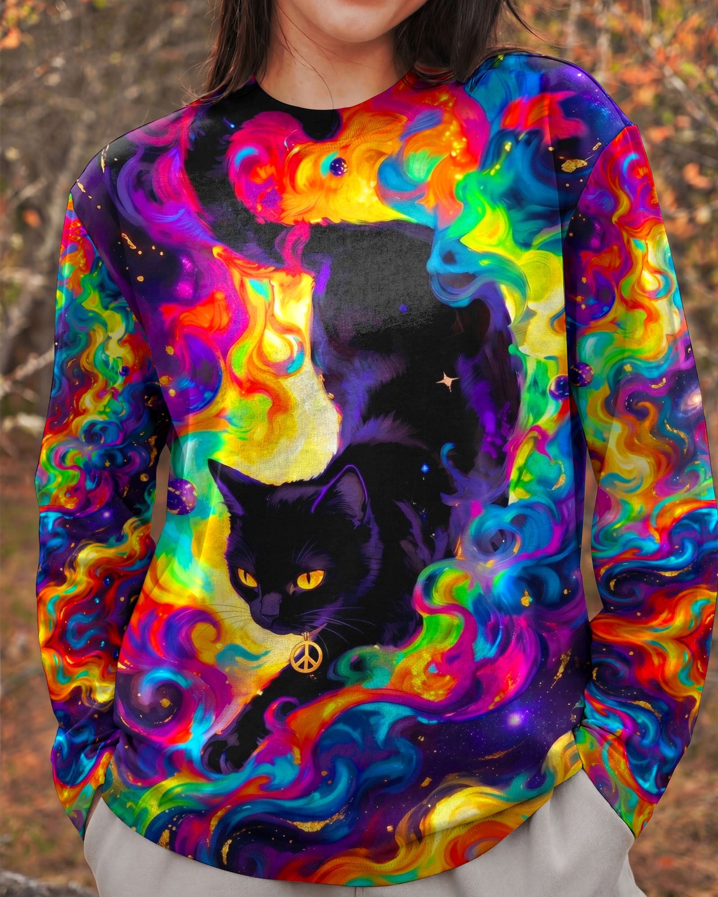 WHISPER WORDS OF WISDOM LET IT BE CAT ALL OVER PRINT - TY0705261