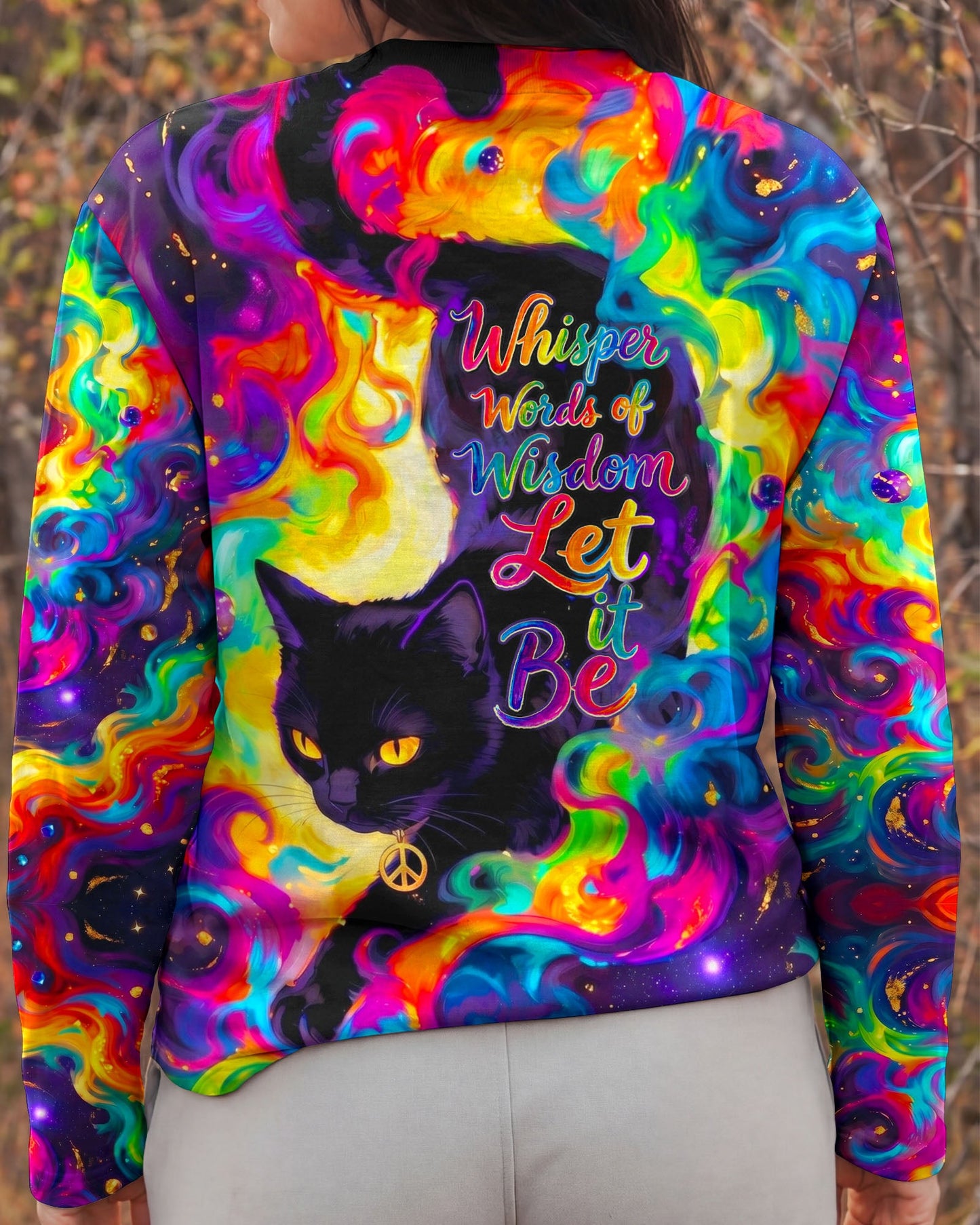 WHISPER WORDS OF WISDOM LET IT BE CAT ALL OVER PRINT - TY0705261
