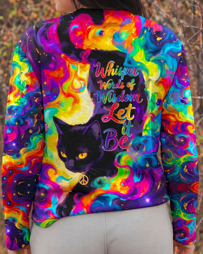 WHISPER WORDS OF WISDOM LET IT BE CAT ALL OVER PRINT - TY0705261