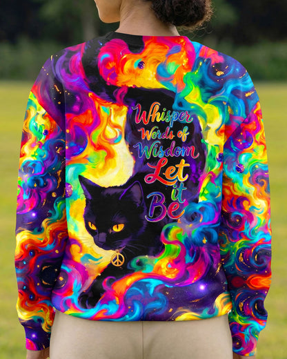 WHISPER WORDS OF WISDOM LET IT BE CAT ALL OVER PRINT - TY0705261