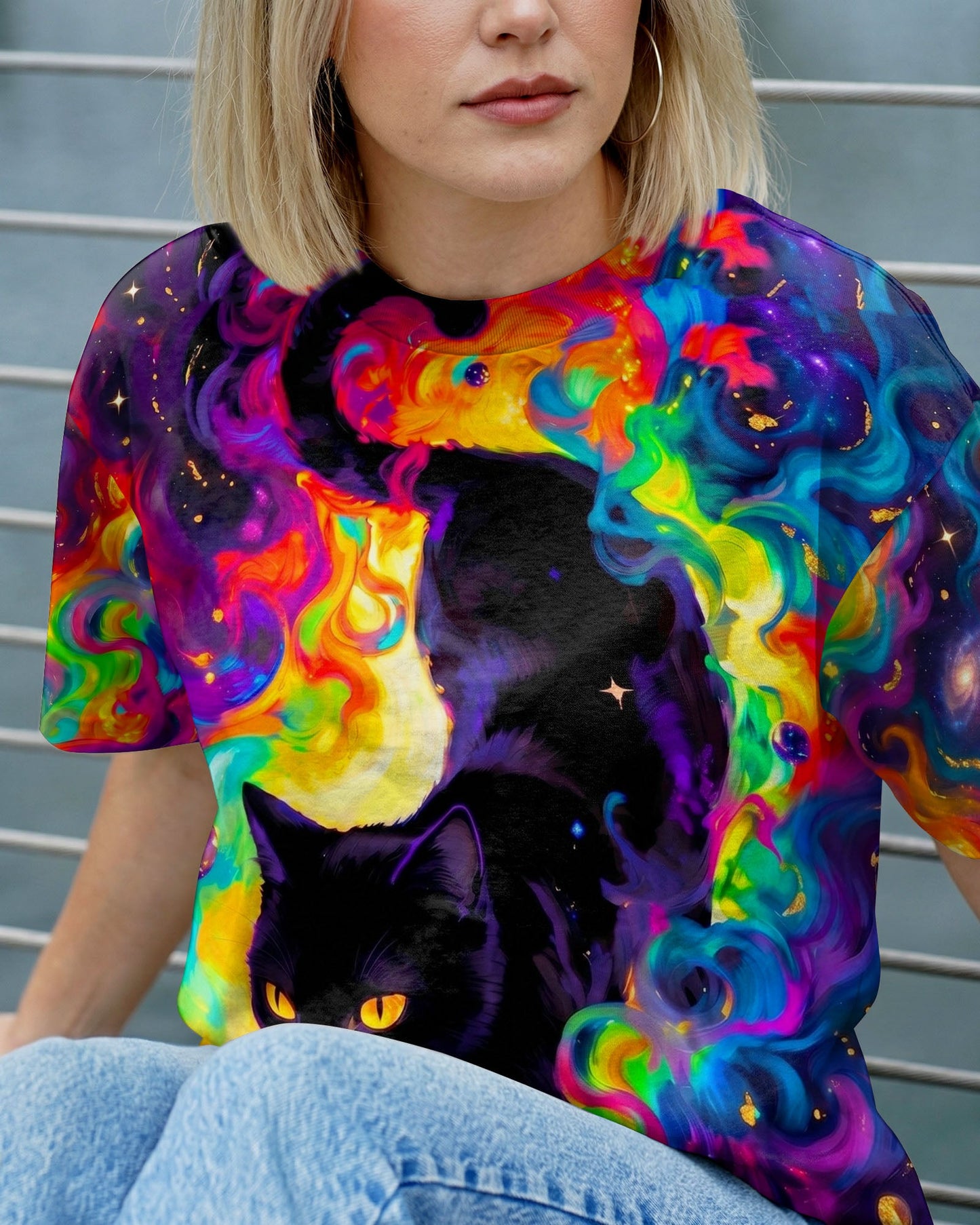 WHISPER WORDS OF WISDOM LET IT BE CAT ALL OVER PRINT - TY0705261