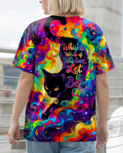 WHISPER WORDS OF WISDOM LET IT BE CAT ALL OVER PRINT - TY0705261