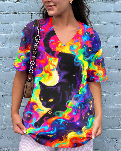 WHISPER WORDS OF WISDOM LET IT BE CAT ALL OVER PRINT - TY0705261