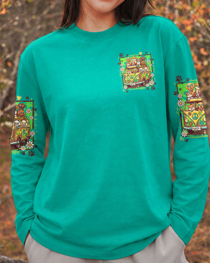 PEACE LOVE AND WOOF ALL OVER PRINT - TY0707261