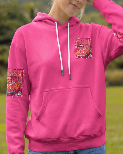 PEACE LOVE AN FLAMINGOS ALL OVER PRINT - TY0807261