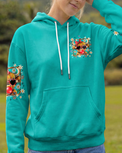 FEELIN' MOOOOVY HIGHLAND COW ALL OVER PRINT - TY0907261