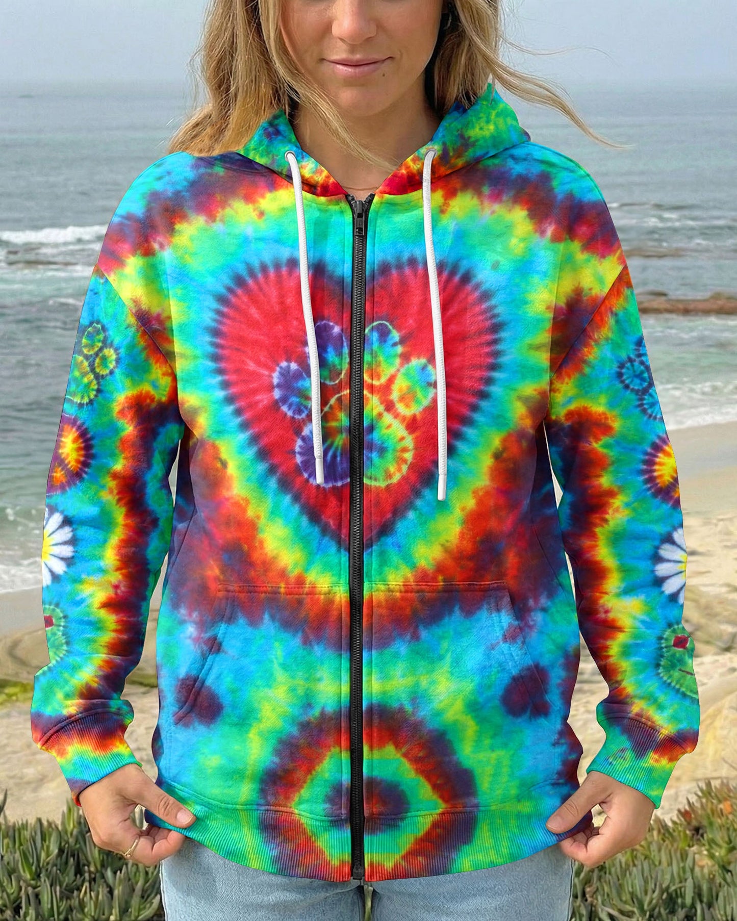 HIPPIE HARMONY COLORFUL ALL OVER PRINT - TY1205261