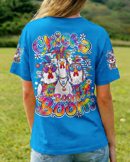 CHICKA BOOM BOOM HIPPIE CHICKEN ALL OVER PRINT - TY1306261