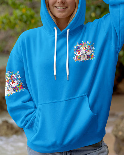 CHICKA BOOM BOOM HIPPIE CHICKEN ALL OVER PRINT - TY1306261