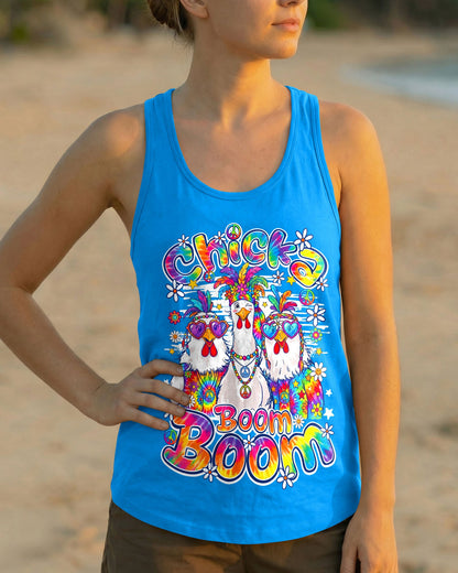 CHICKA BOOM BOOM HIPPIE CHICKEN ALL OVER PRINT - TY1306261