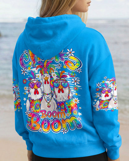 CHICKA BOOM BOOM HIPPIE CHICKEN ALL OVER PRINT - TY1306261