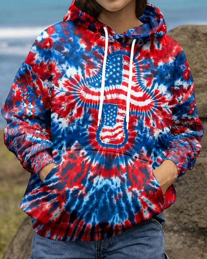 RED WHITE AND BLUE MUSHROOM ALL OVER PRINT - TYLN0104262