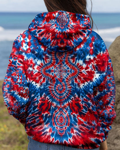 RED WHITE AND BLUE MUSHROOM ALL OVER PRINT - TYLN0104262